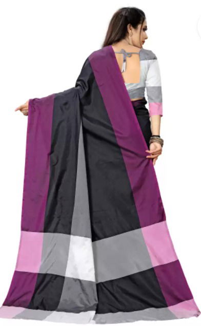 Colour Block Fashion Cotton Silk Saree Catalog